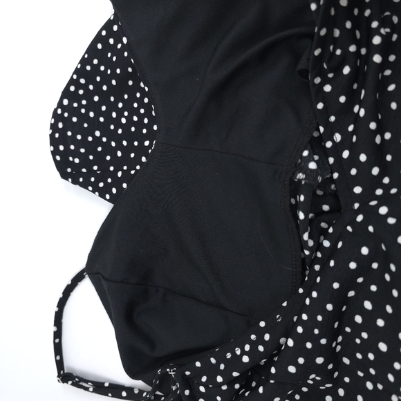 Zara Polkadot adjustable strap playsuit S - Picture 9 of 10